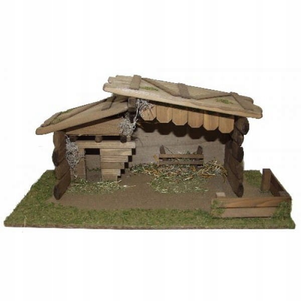 Vianočný Betlehem 60x30x28 cm, pre postavy 13 cm