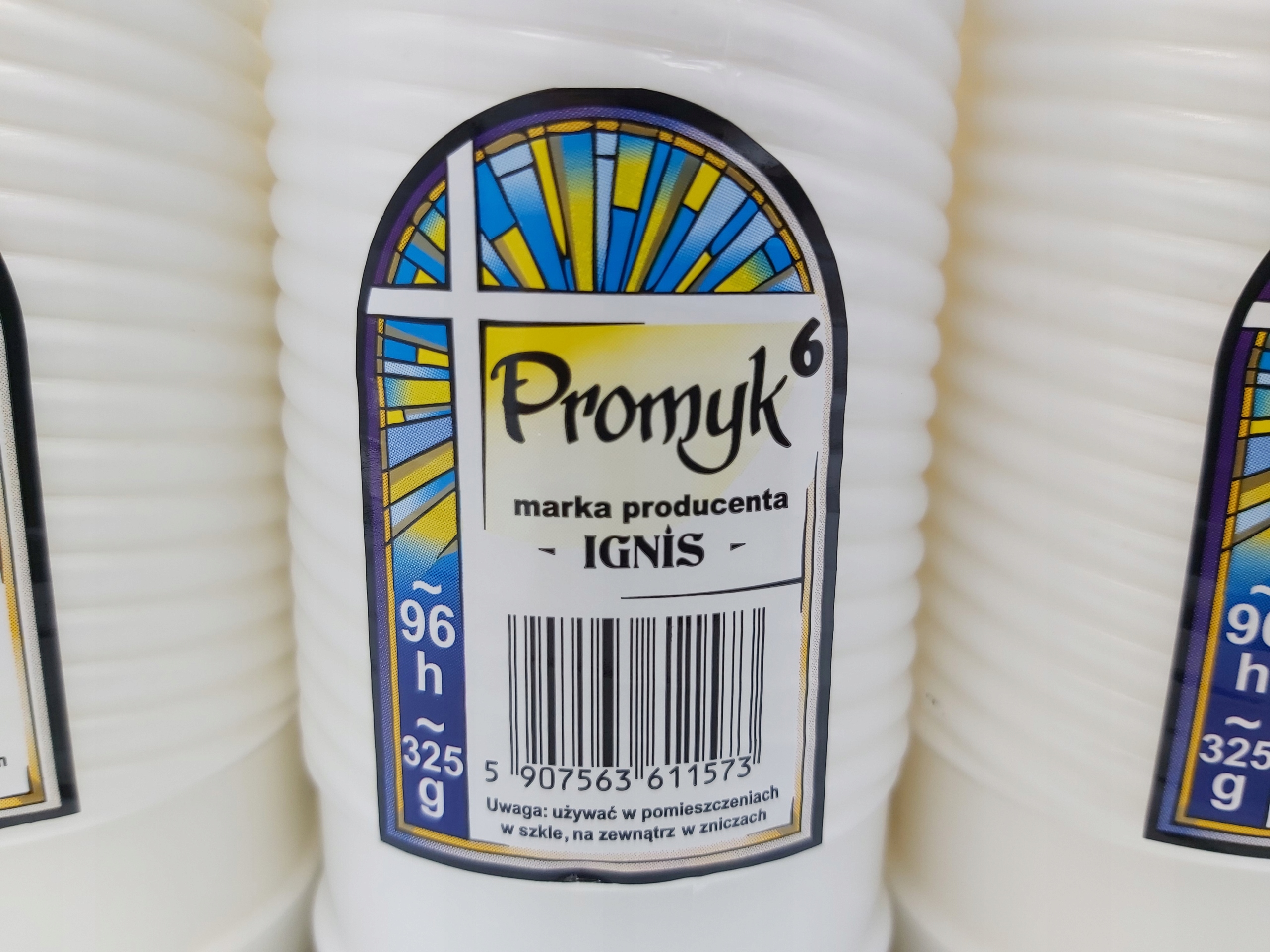 

48 sztuk Wklady dlugopalace do zniczy Promyk 6 96h