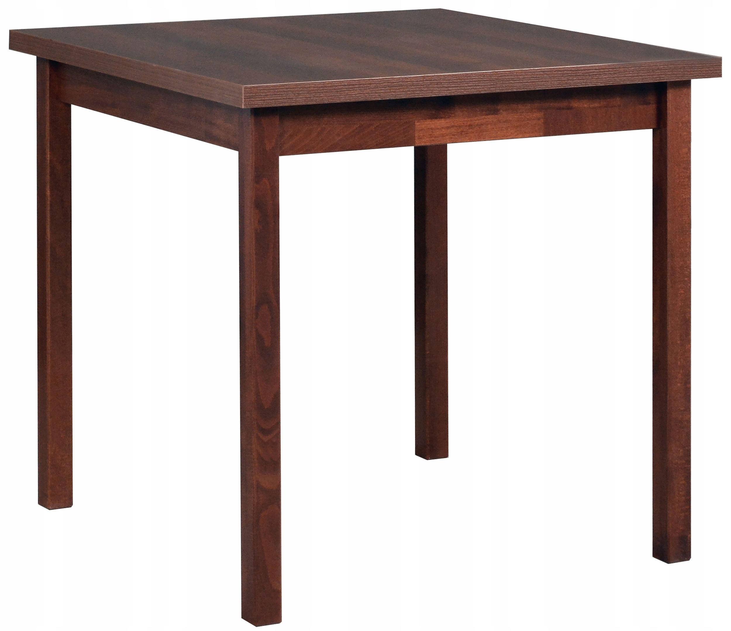 Dřevěný jídelní stůl Vismito 80 x 80 cm ořech