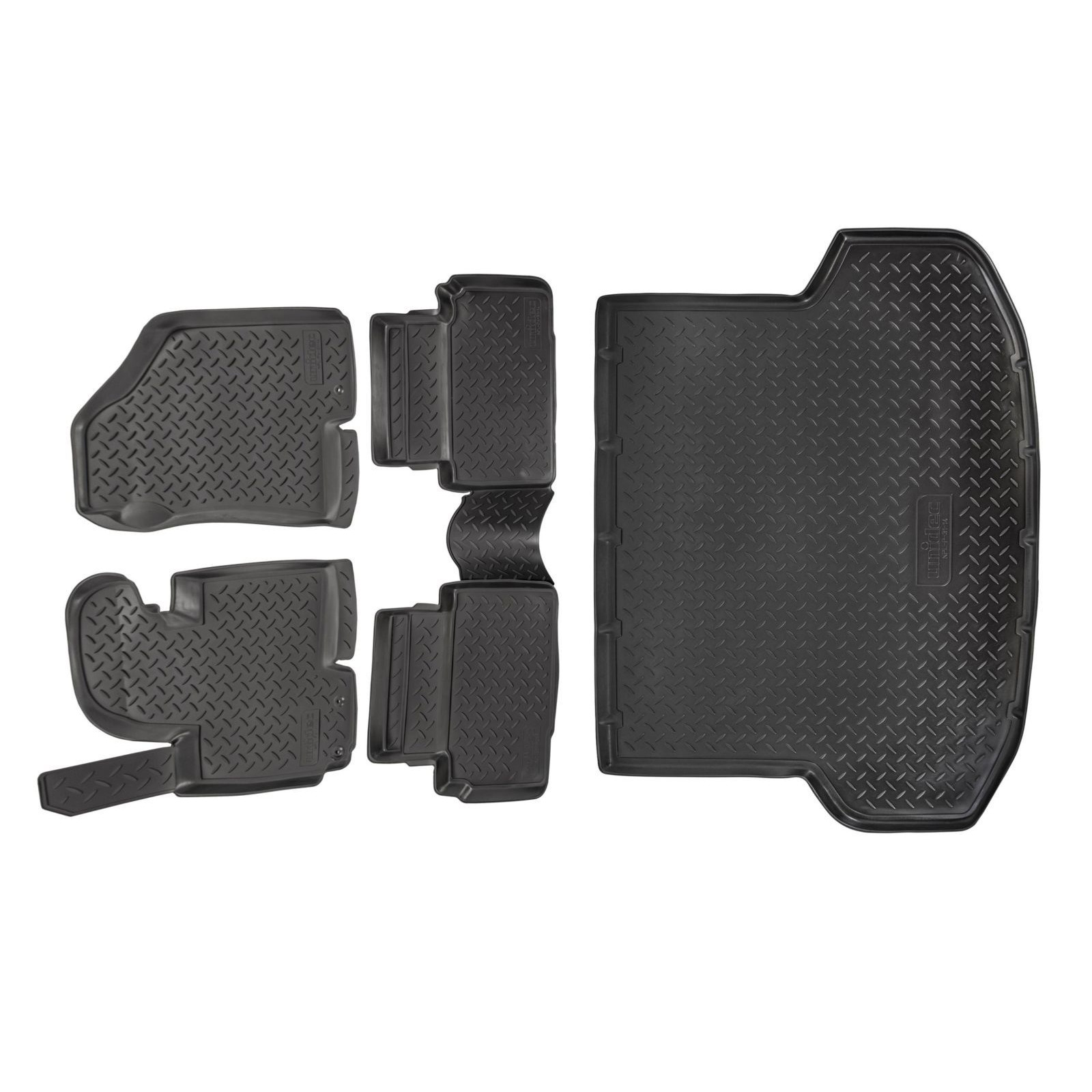 Gumové rohože a vanička do kufra pre Hyundai ix35 2010-2015 5ks Norm Liners