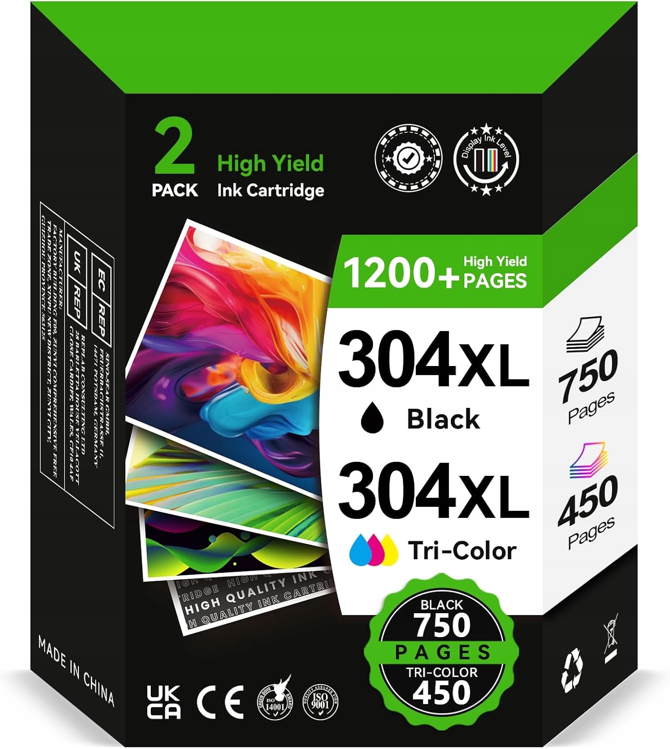 2x Tusz 304XL do Hp Deskjet 2600 2620 2630 3720 3732 Envy 5010 5020 5052