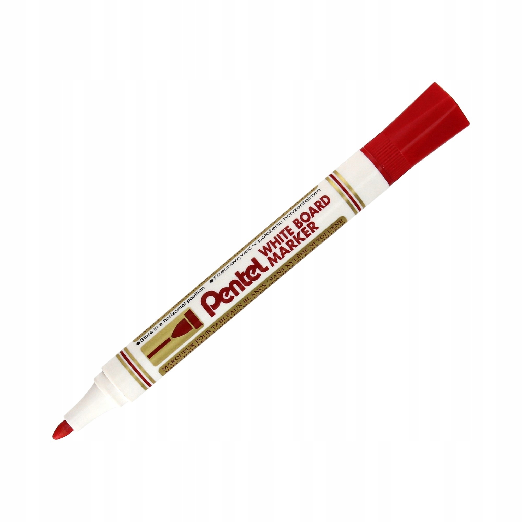 Marker suchościeralny do tablic Pentel MW85 czerwony