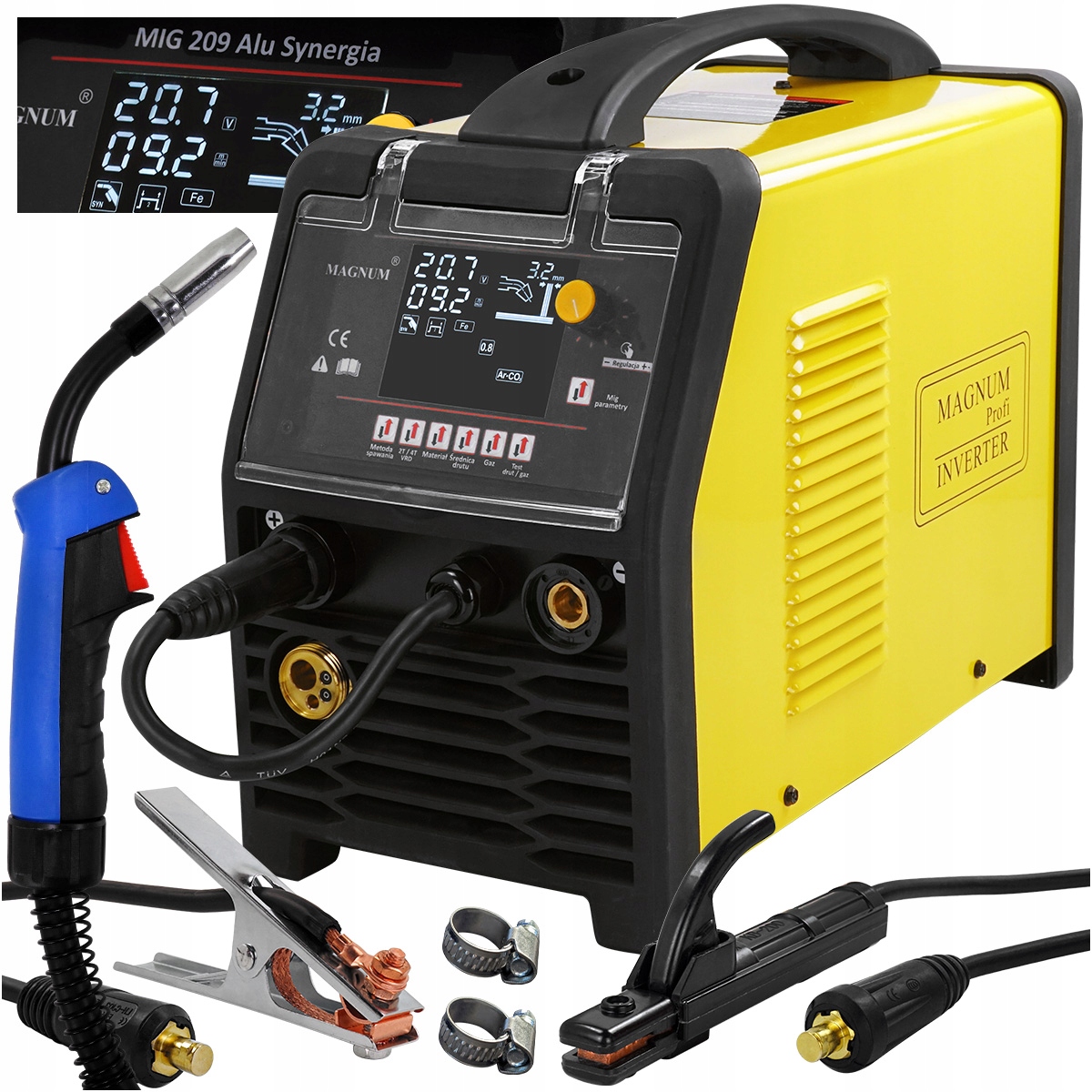 Spawarka Migomat Magnum Mig 200A Tig Mma Synergia