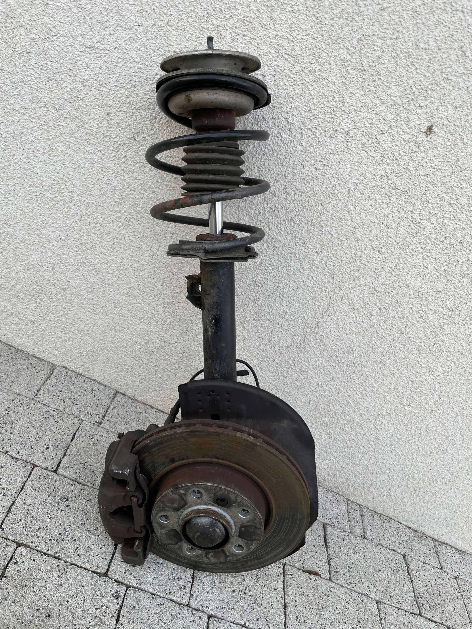 BMW 3 E46 Amortiseur Moyeu support broche Axe moyeu Complète Droit