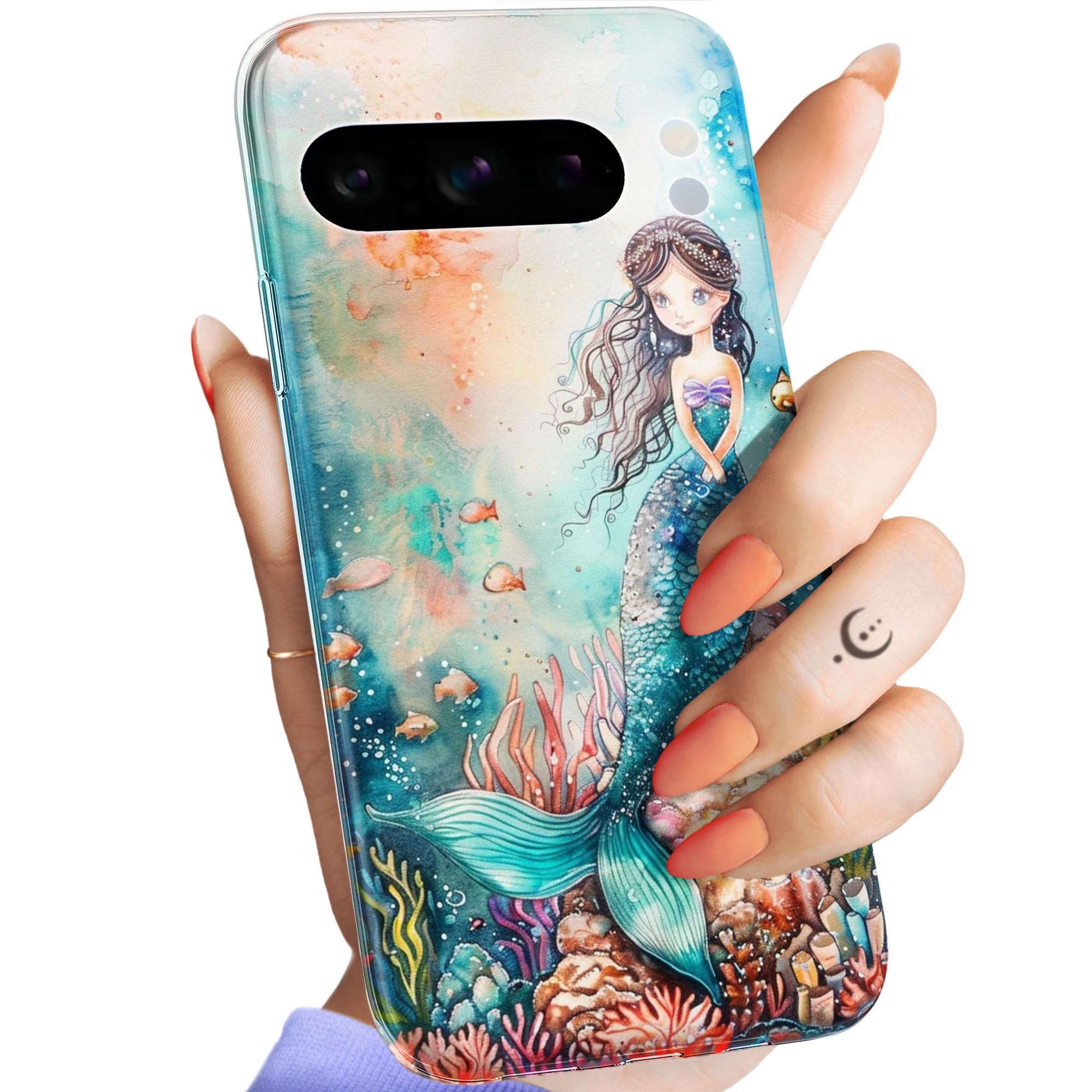 Etui Do Google Pixel 8 Pro Syrenki Nimfy Morskie Panny Obudowa Case