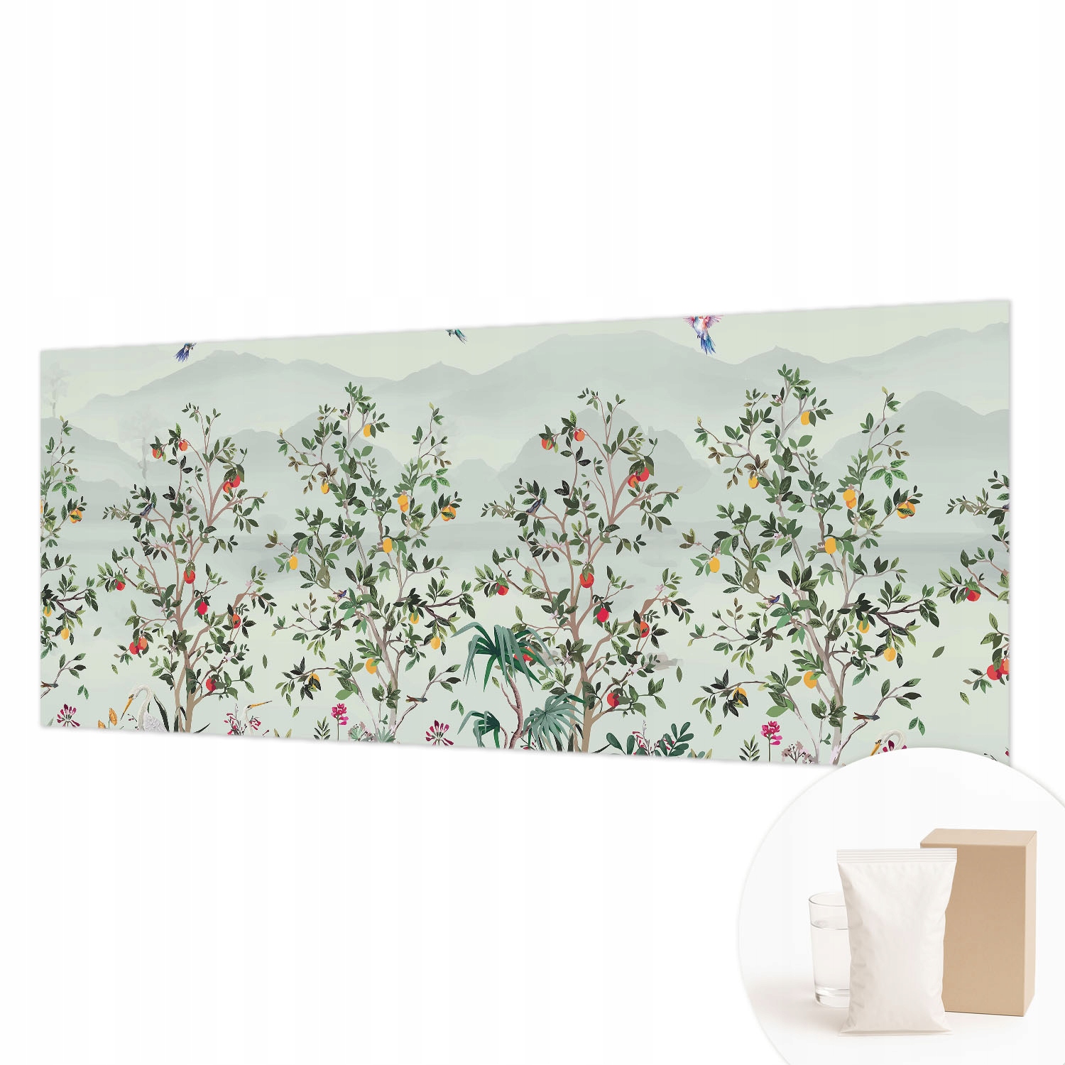 Flizelinová fototapeta do ložnice lepidlo Exotické stromy 250 x 104 cm