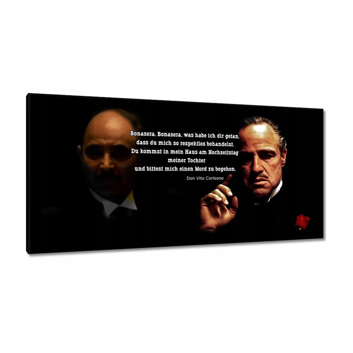 Obrazy 115x55 Citáty z kmotra