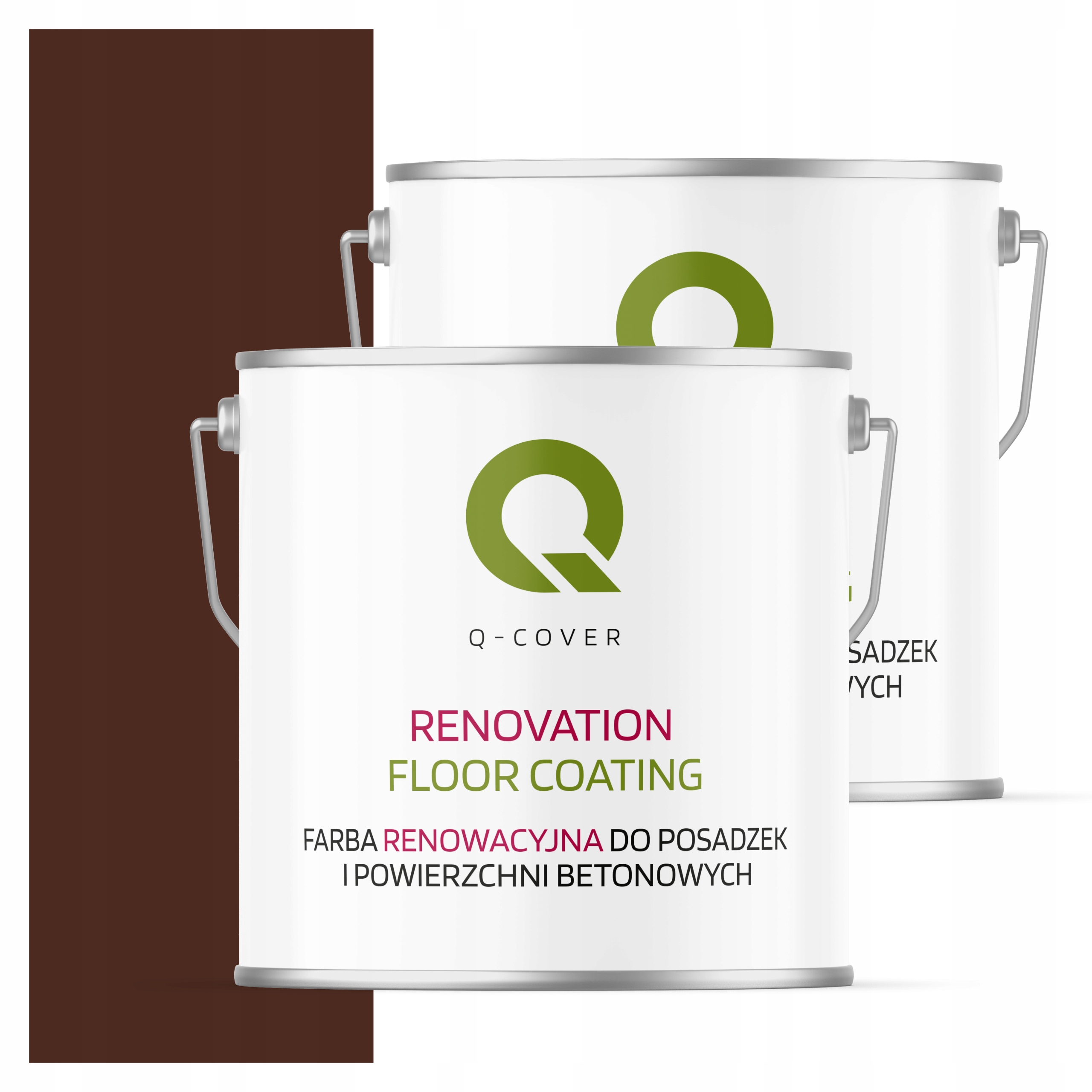 Ochranná farba na podlahy Renovačná hnedá teplá RAL8016 Lesk 5L