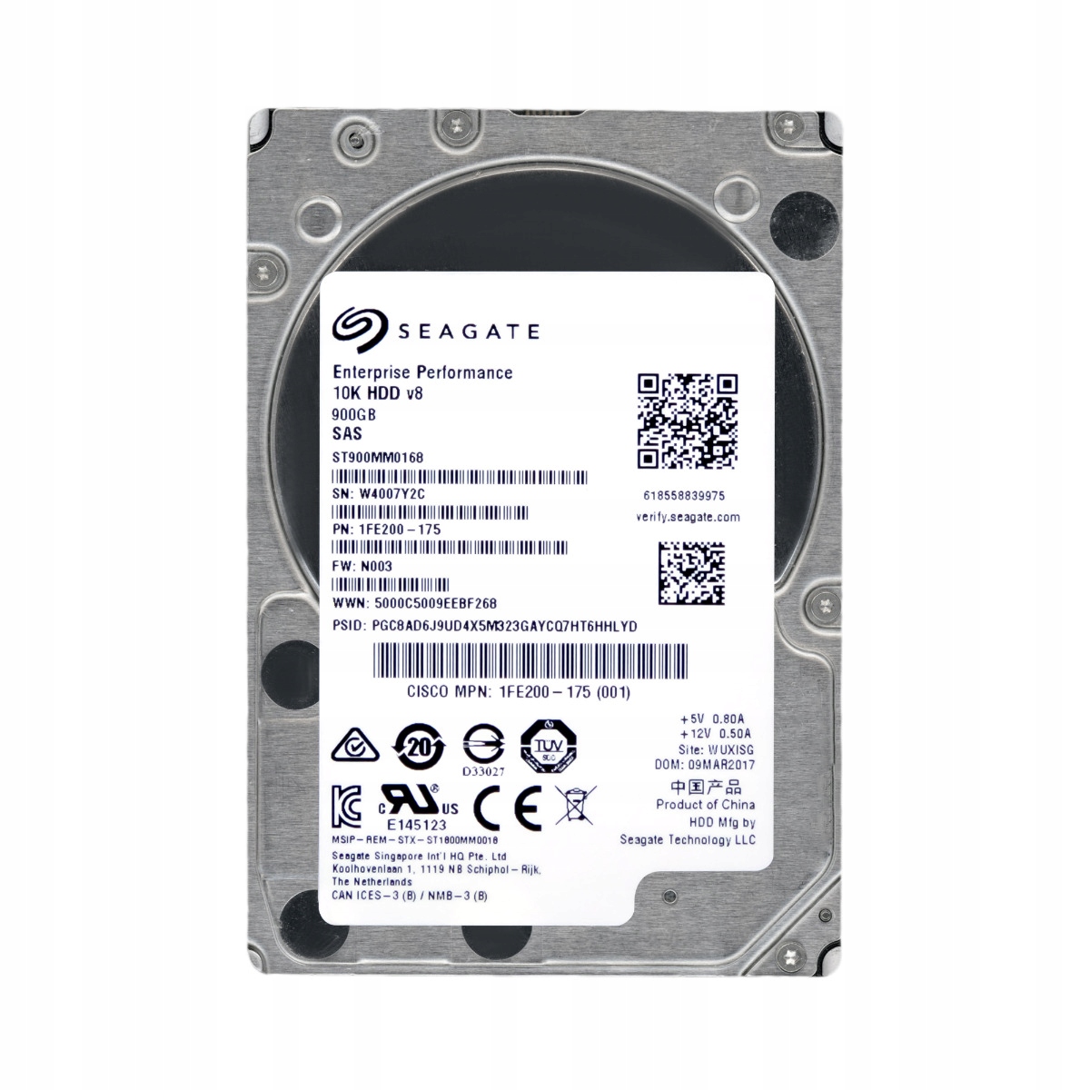 Seagate 900GB 10K 128MB SAS-3 2,5'' ST900MM0168