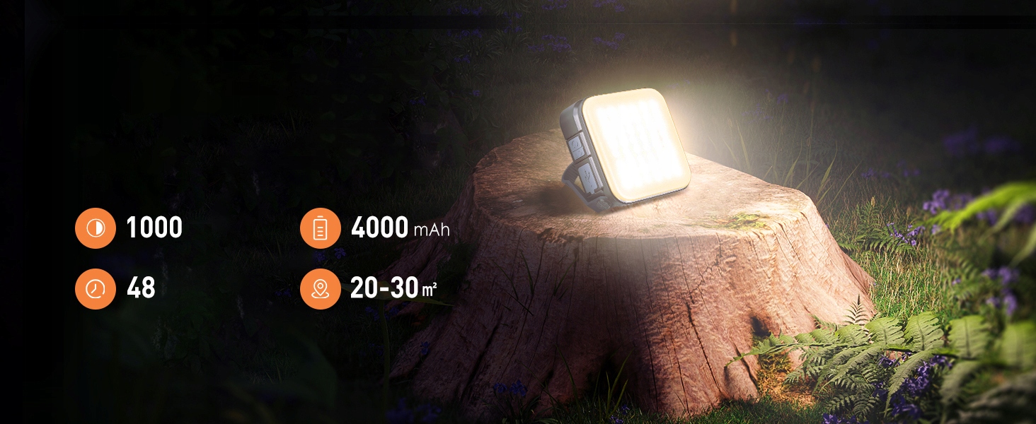 LAMPA KEMPINGOWA LED POWERBANK SOLARNA AKUMULATOROWA LATARNIA TURYSTYCZNA Moc 100 W