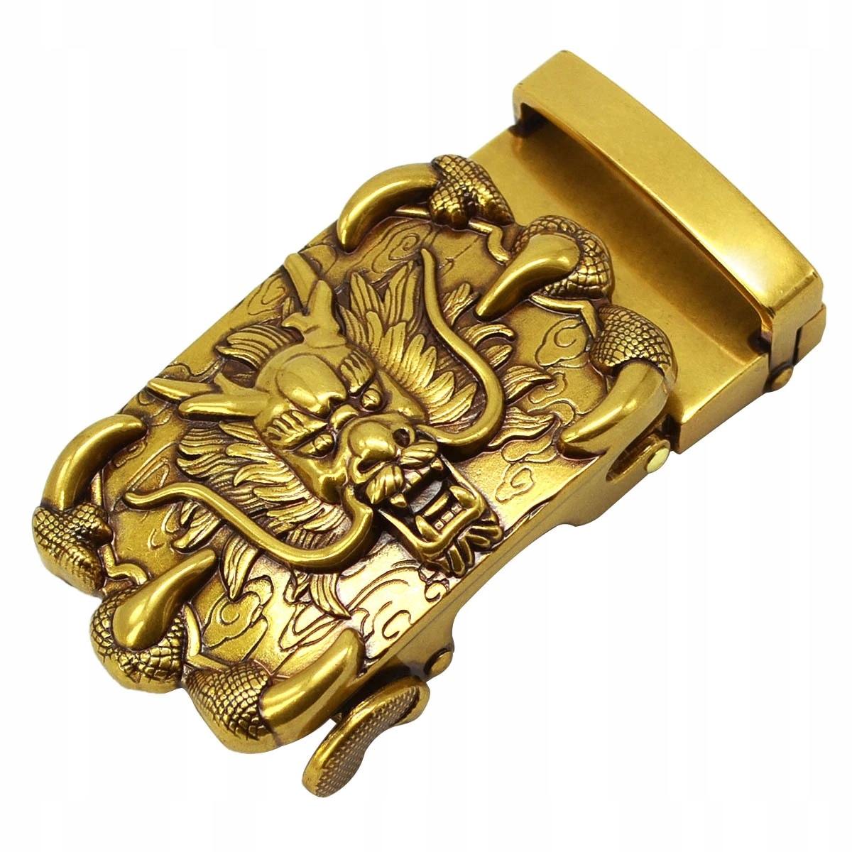 

Piękna Złota Automatyczna Klamra Do Paska Smok