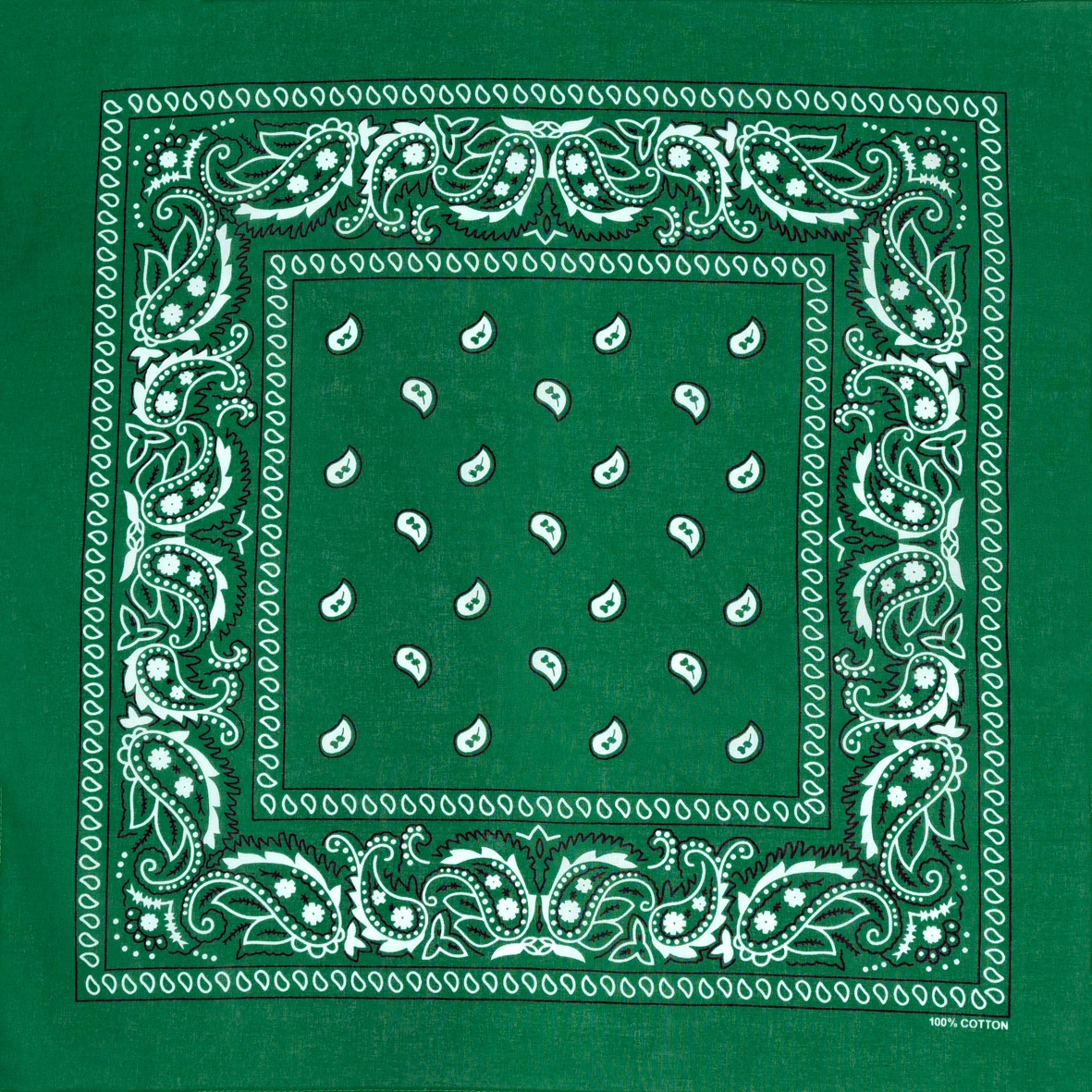 

Bandama bandamka bandana c. zielona chusta paisley