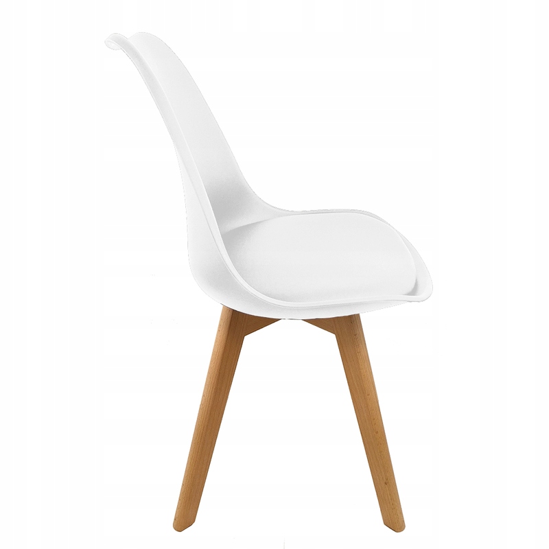 4x KRZESŁO NOWOCZESNE KUCHNIA SALON JADALNIA BIAŁE Marka Wide Decor