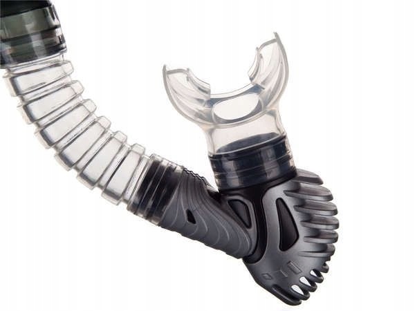 Fajka do nurkowania PROFI Silicon SportWell z zaworem Kolor dominujący czarny