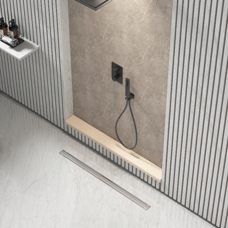 AQUAUNO SLIM ODPŁYW LINIOWY OBROTOWY 70 CM NISKI STAL NIERDZEWNA WYDAJNY Stan opakowania oryginalne