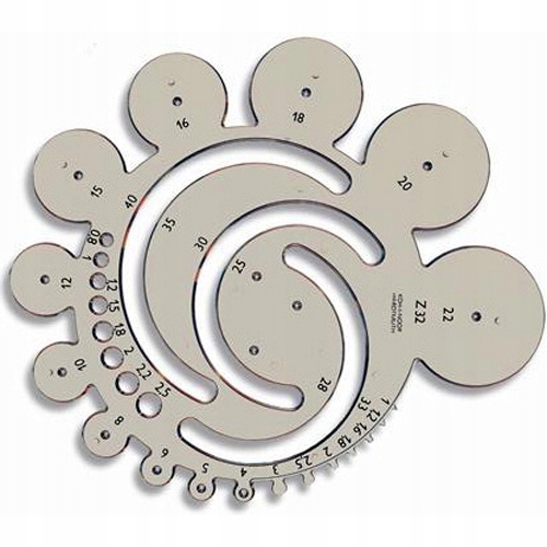 KOH-I-NOOR Szablon Zaokrąglenia Z32