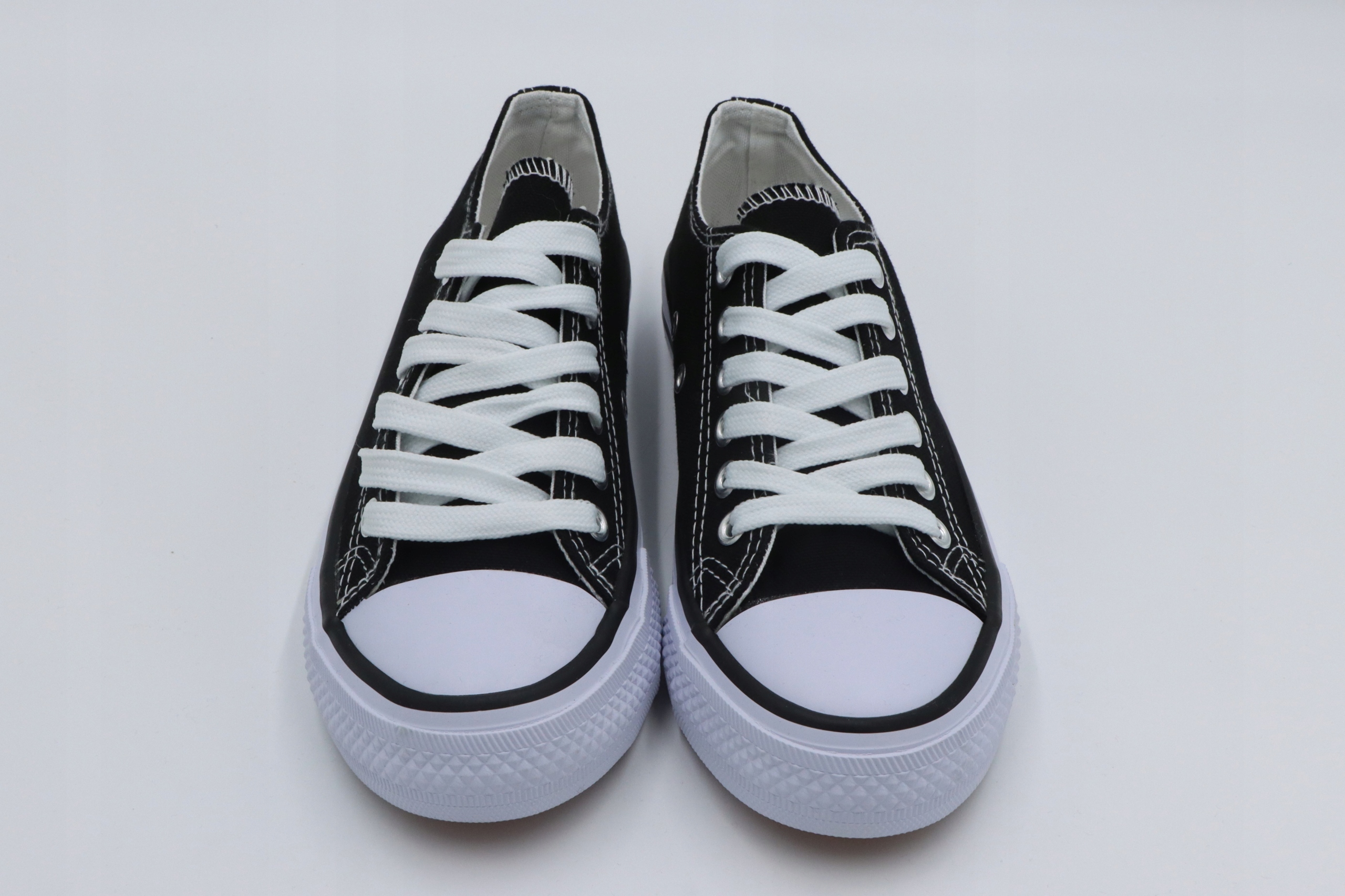 DAMSKIE TRAMPKI TENISÓWKI KLASYCZNE SPORTOWE CZARNE JZL-01 r37 Rozmiar 37