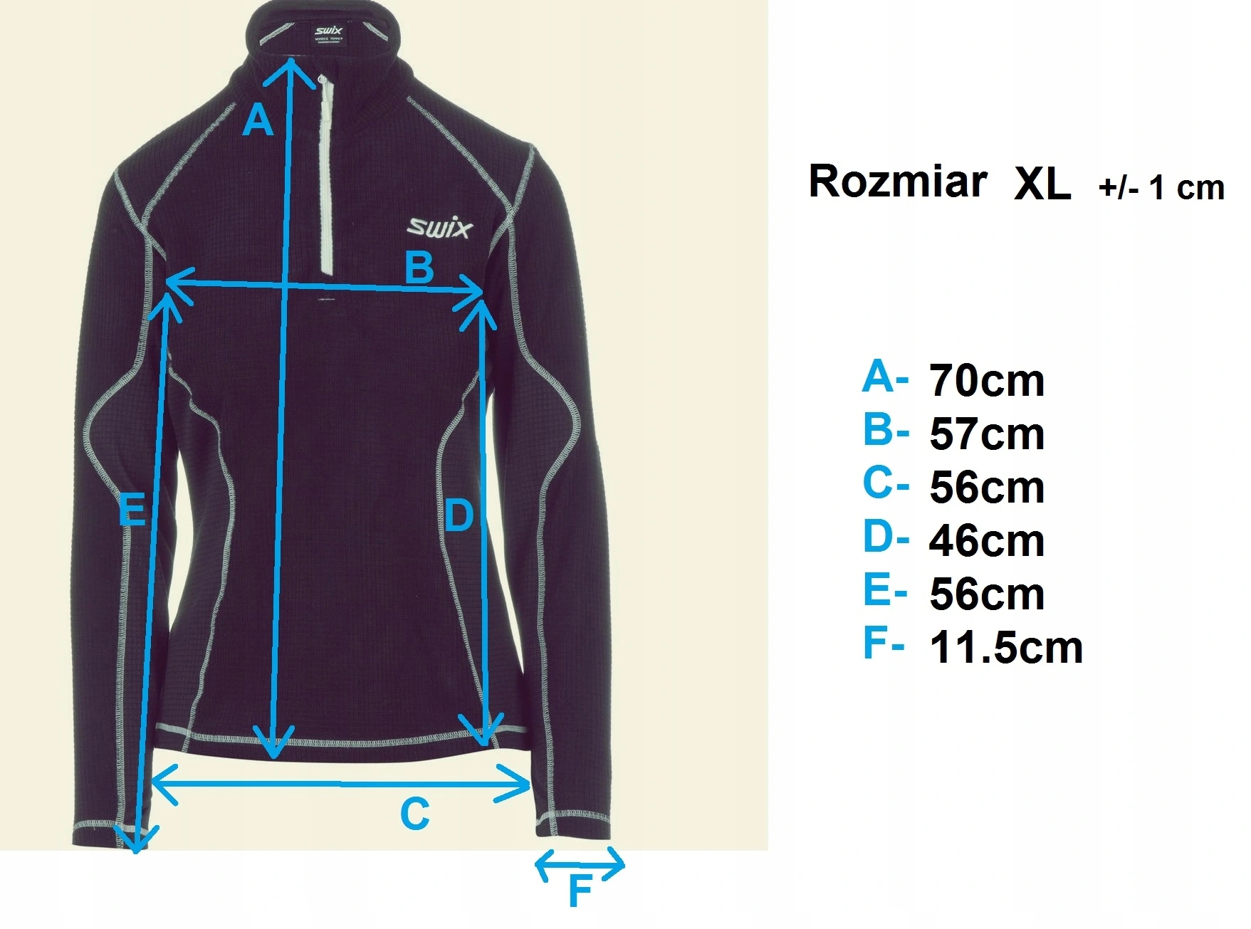 Swix bluza damska STARLIT POLO MIDLAYER XL Marka SWIX