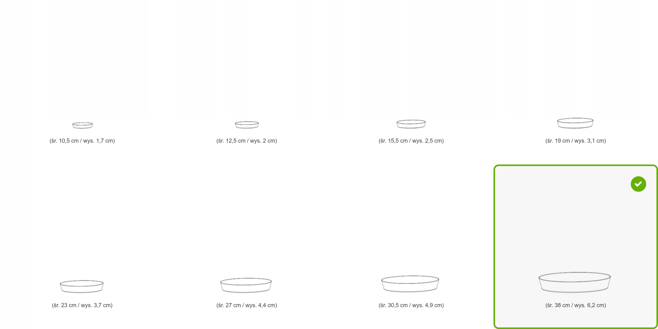 Podstawka LOFLY SAUCER PPLF380 do DLOF500 Długość 38 cm