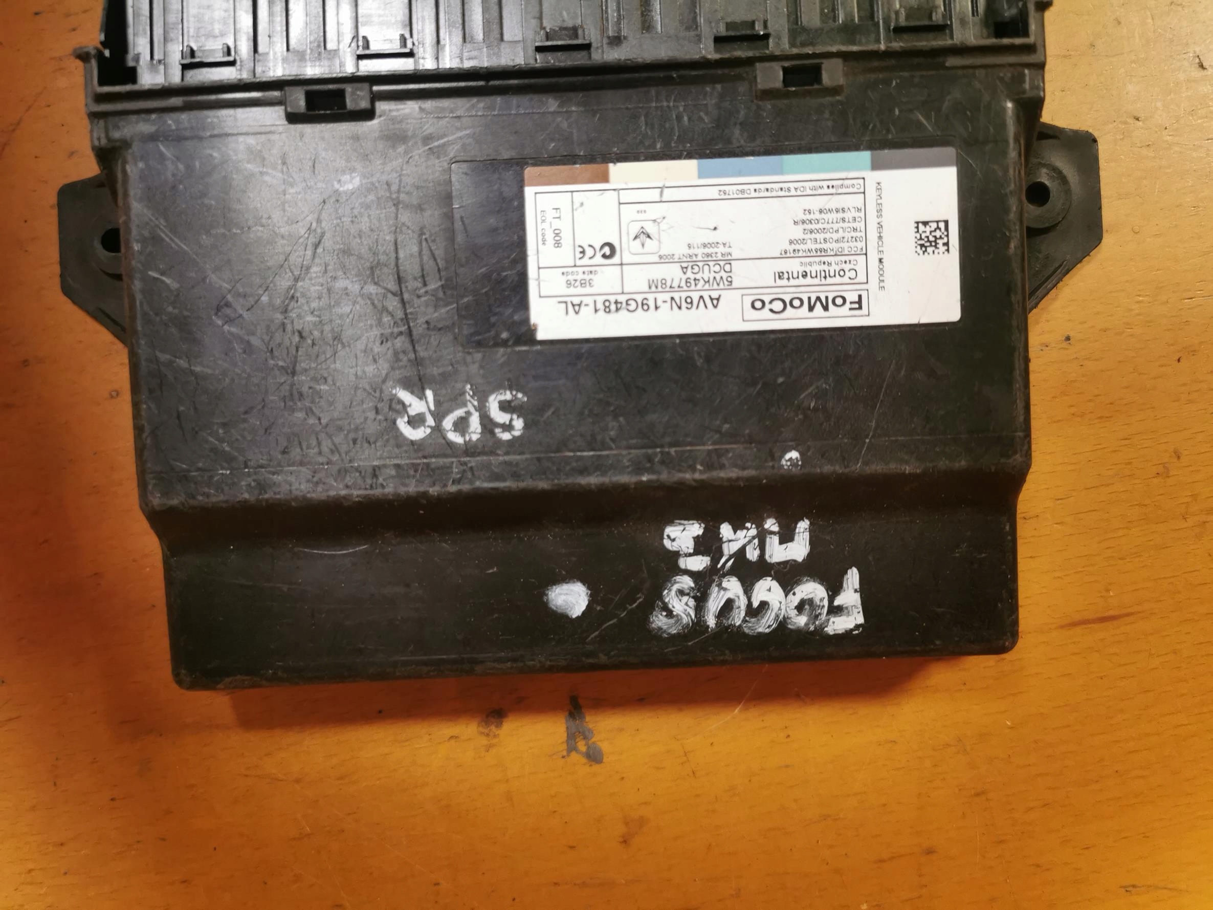 Unité commande confort FORD FOCUS MK3 AV6N-19G481-AL 10-19