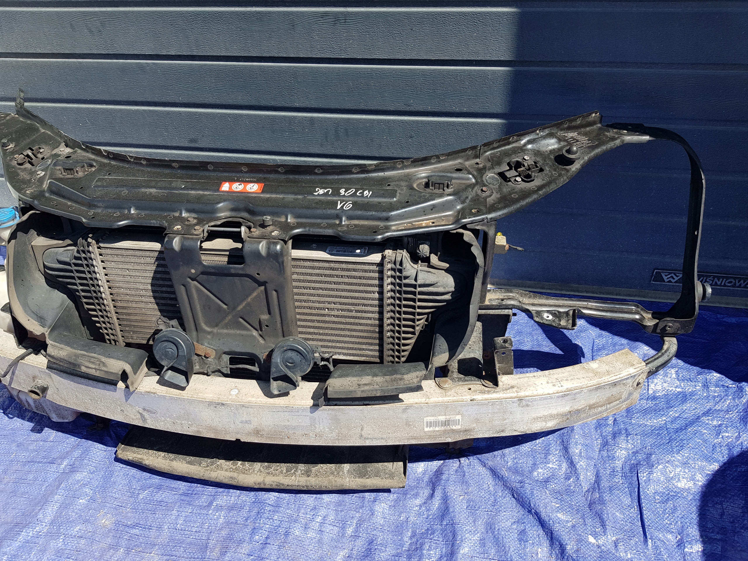 support panel for radiators radiator MERCEDES W251 320 3.0 3.2 CDI