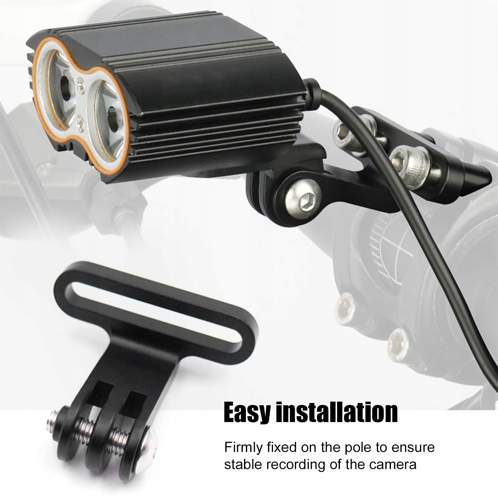 Adapter Uchwytu Rowerowego Do Kamery Sportowej GoPro Aluminiowy COSSWE — miniatura 6
