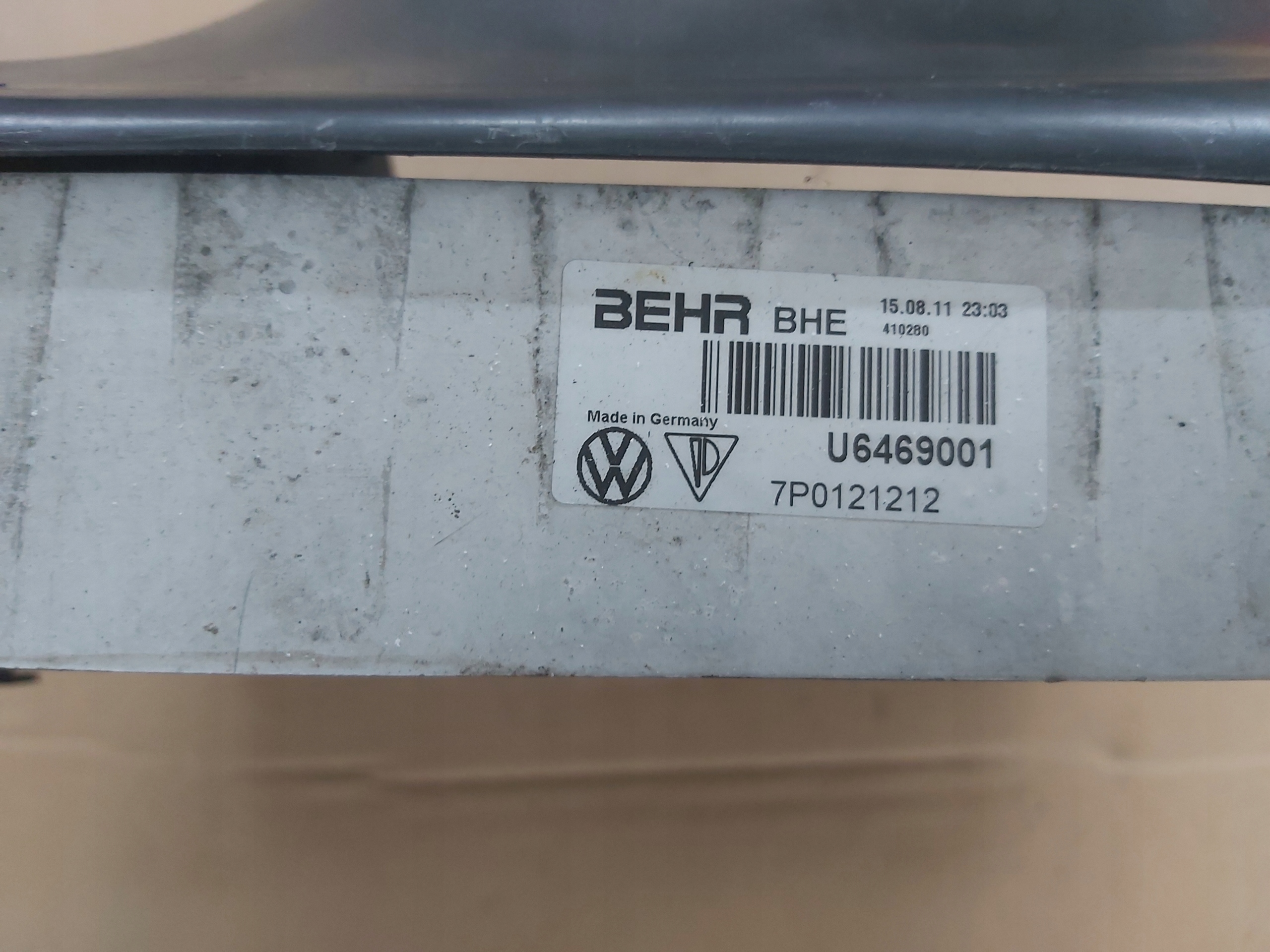 INTERCOOLER Kühler luft 7P0121212 VW AUDI 3.0 TSI HYBRYDA BDB!!