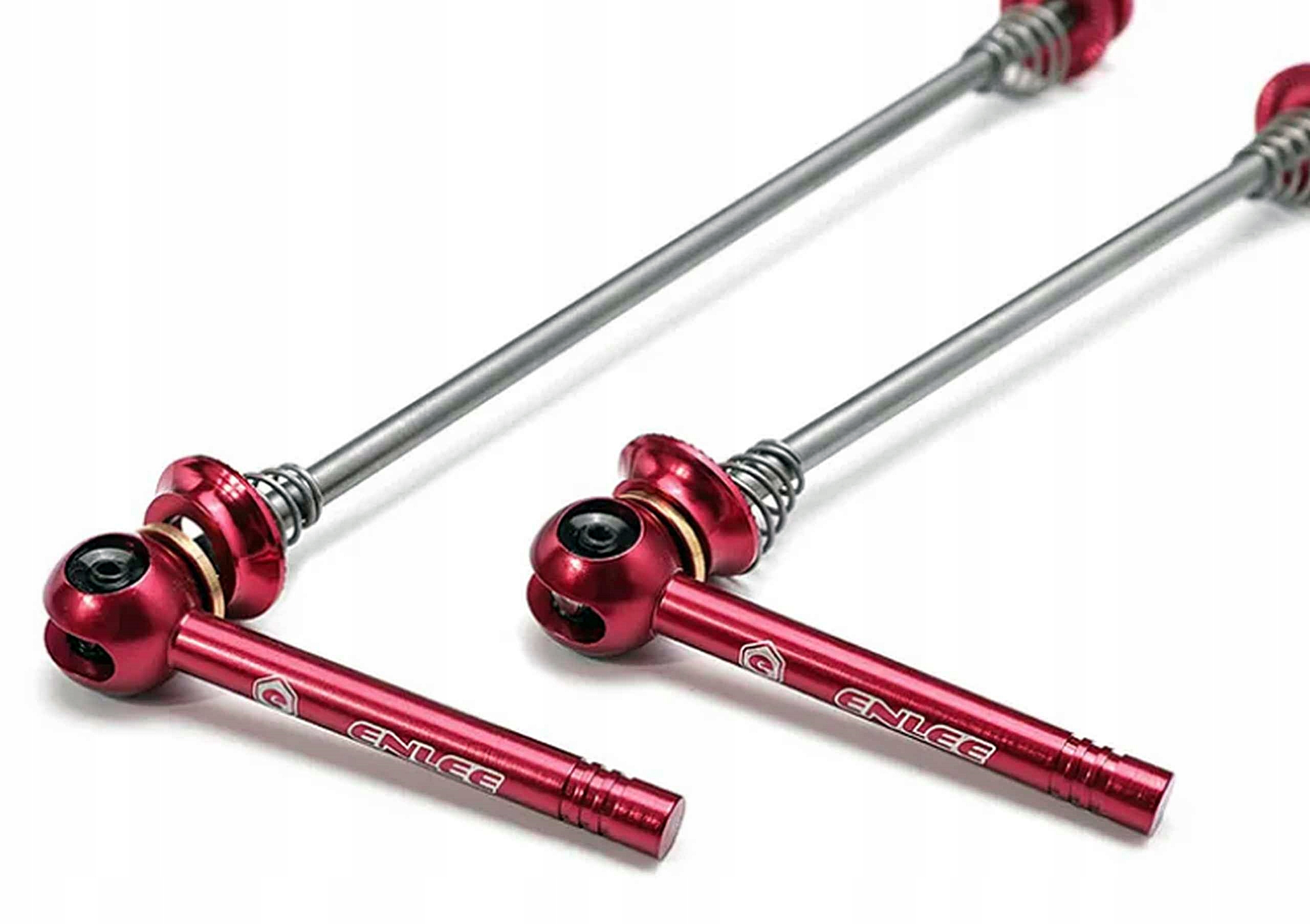 Tytanowe Zaciski do Piast Bardzo Lekkie i Dobrze Wyglądają 50g Red