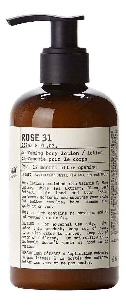 Le Labo Rose 31 Tělový balzám 237 ml