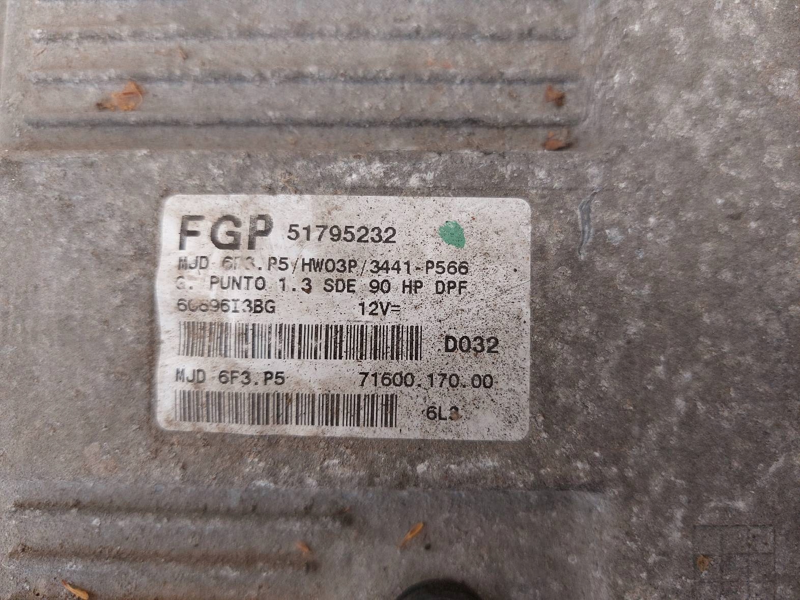 Zestaw startowy Fiat Grande Punto 1.3 JTD Jakość części (zgodnie z GVO) O - oryginał z logo producenta pojazdu (OE)