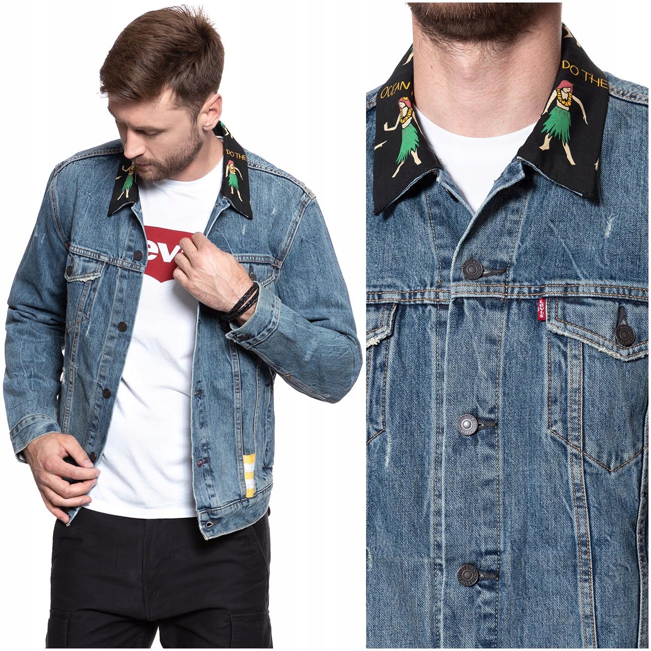 

Levi's Trucker Jeans Męska Kurtka Jeansowa L