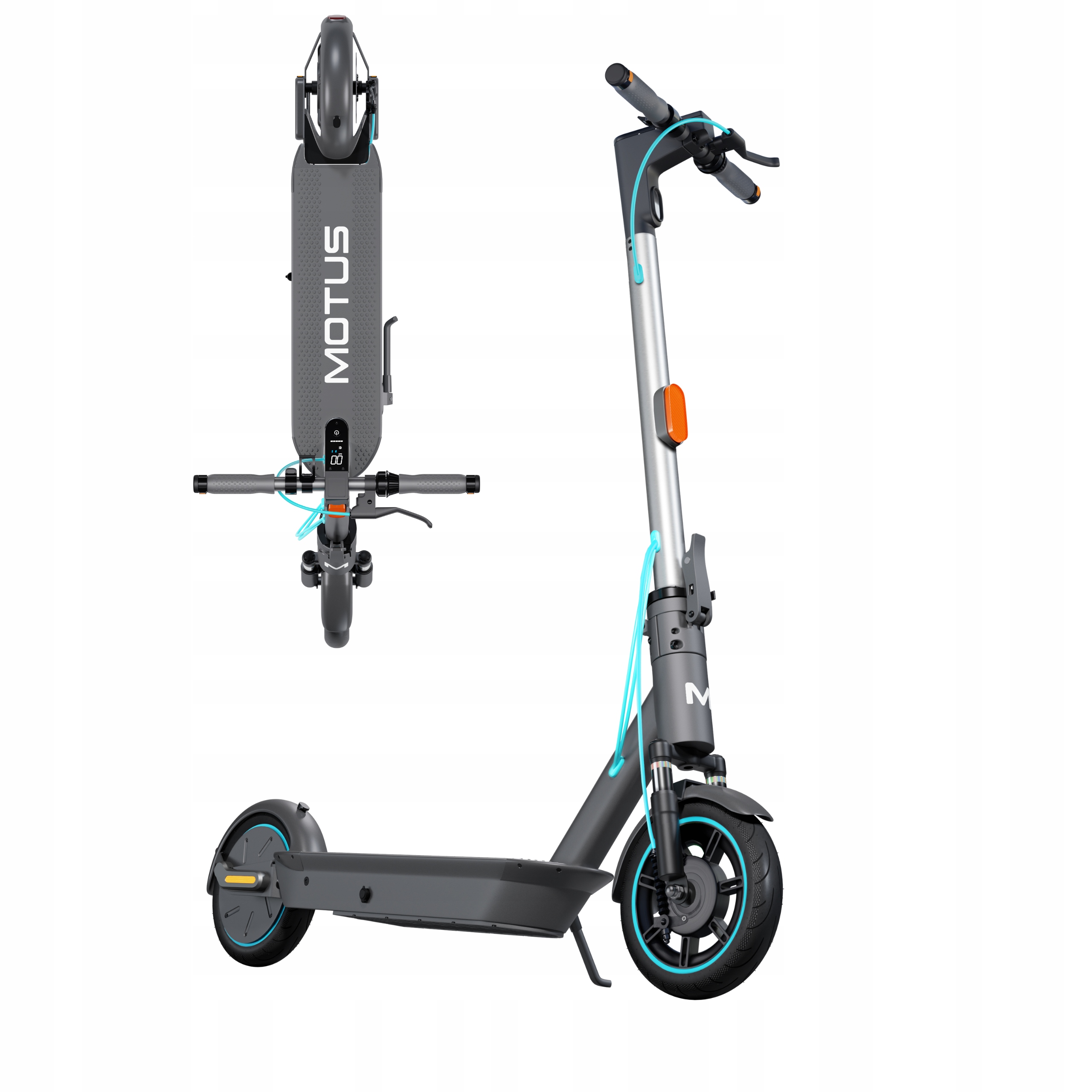 Motus Scooty 10" Plus 2023 Elektrická koloběžka 20 km/h, velká kola, 800W