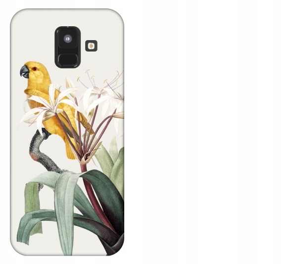

Etui pokrowiec Samsung Galaxy A6 2018 Ptak papuga