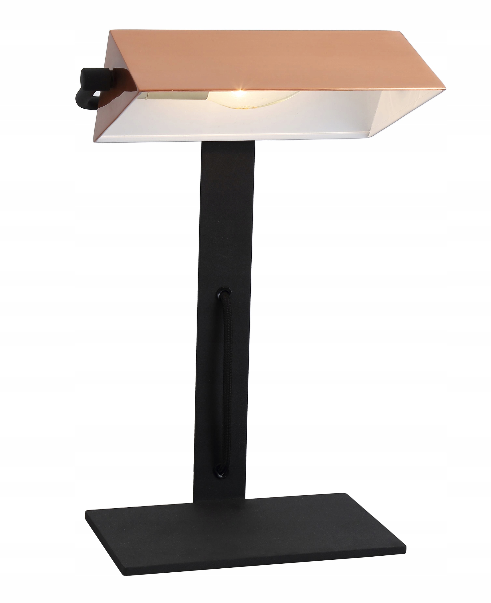 Medená čierna nočná lampa E14 Bankier Candellux