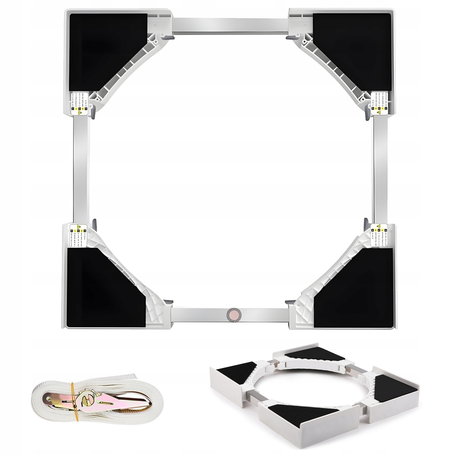 Uchwyt Do Pralki I Suszarki Z Pasem Stabilizującym I Podkładkami