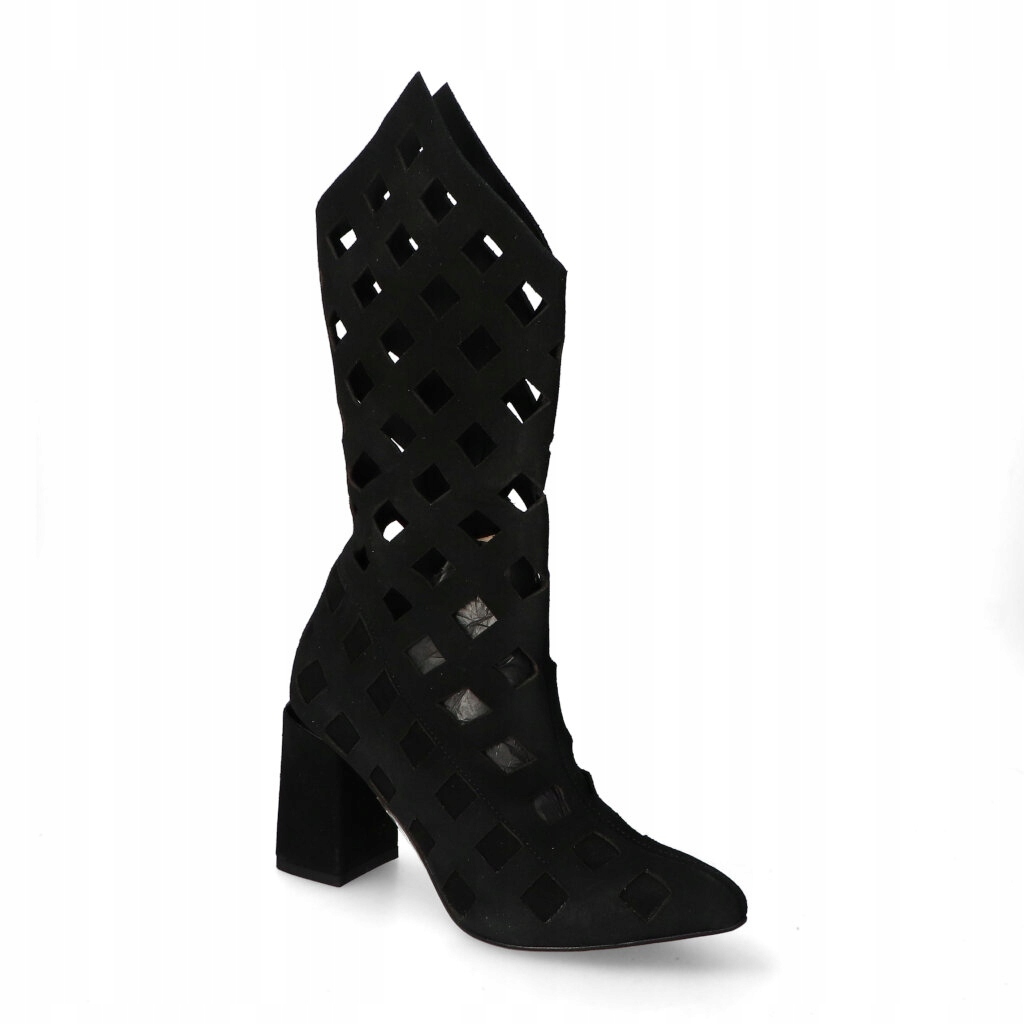 Kozačky Damiss 510/A Černé velurové 37