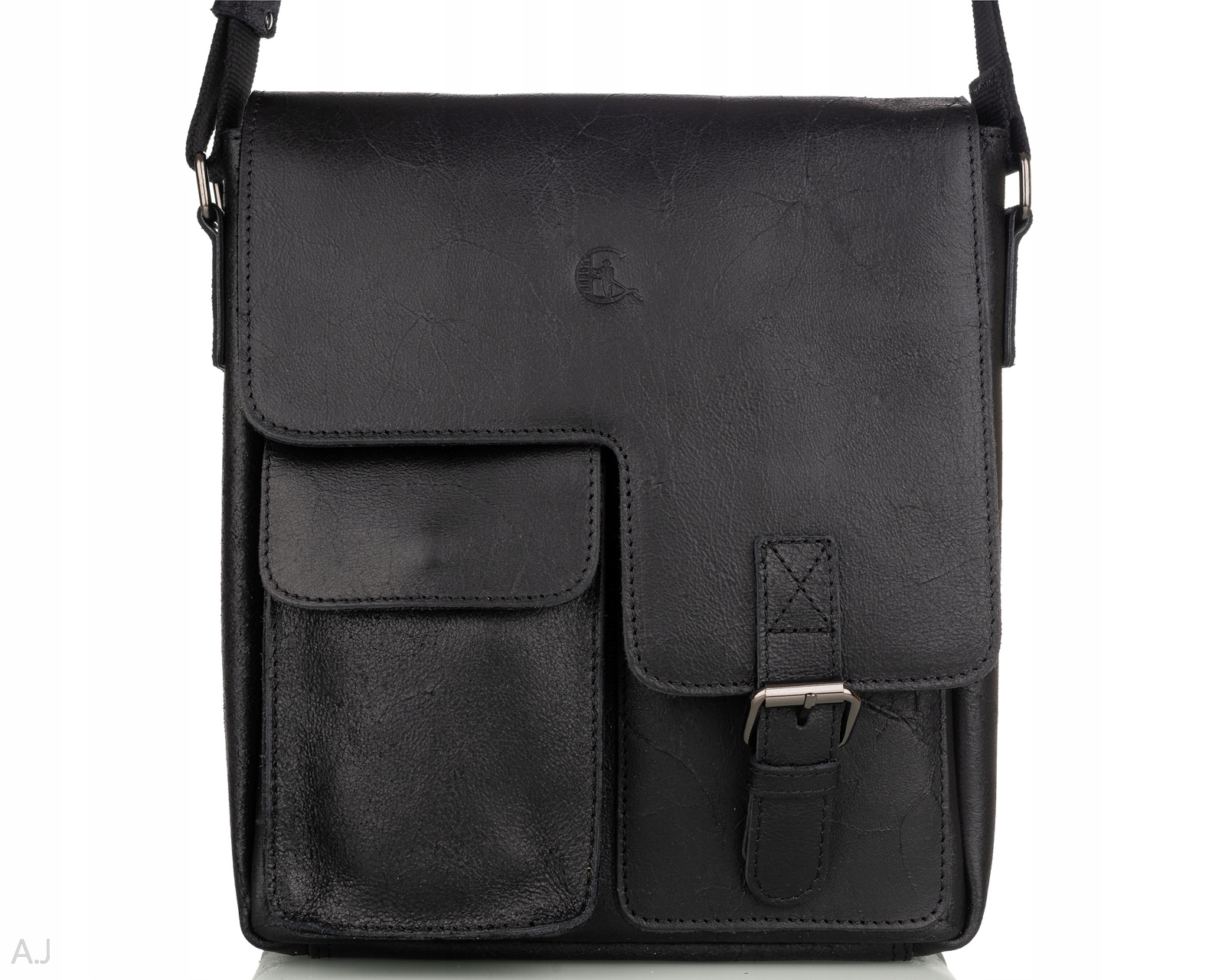 Pánská taška z přírodní kůže kabelka přes rameno crossbody premium vintage