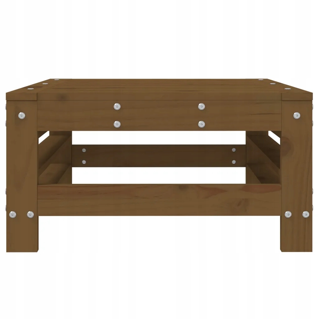 Podnóżek ogrodowy, miodowy brąz, lite drewno sosnowe Marka VidaXL