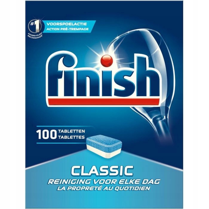 TABLETKI DO ZMYWARKI FINISH CLASSIC 100 SZT. Kostki do zmywarki