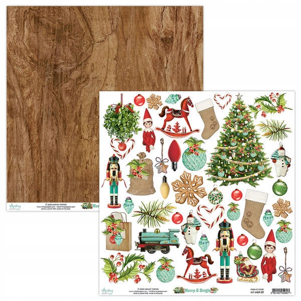 papier scrapbooking Merry & Bright 09