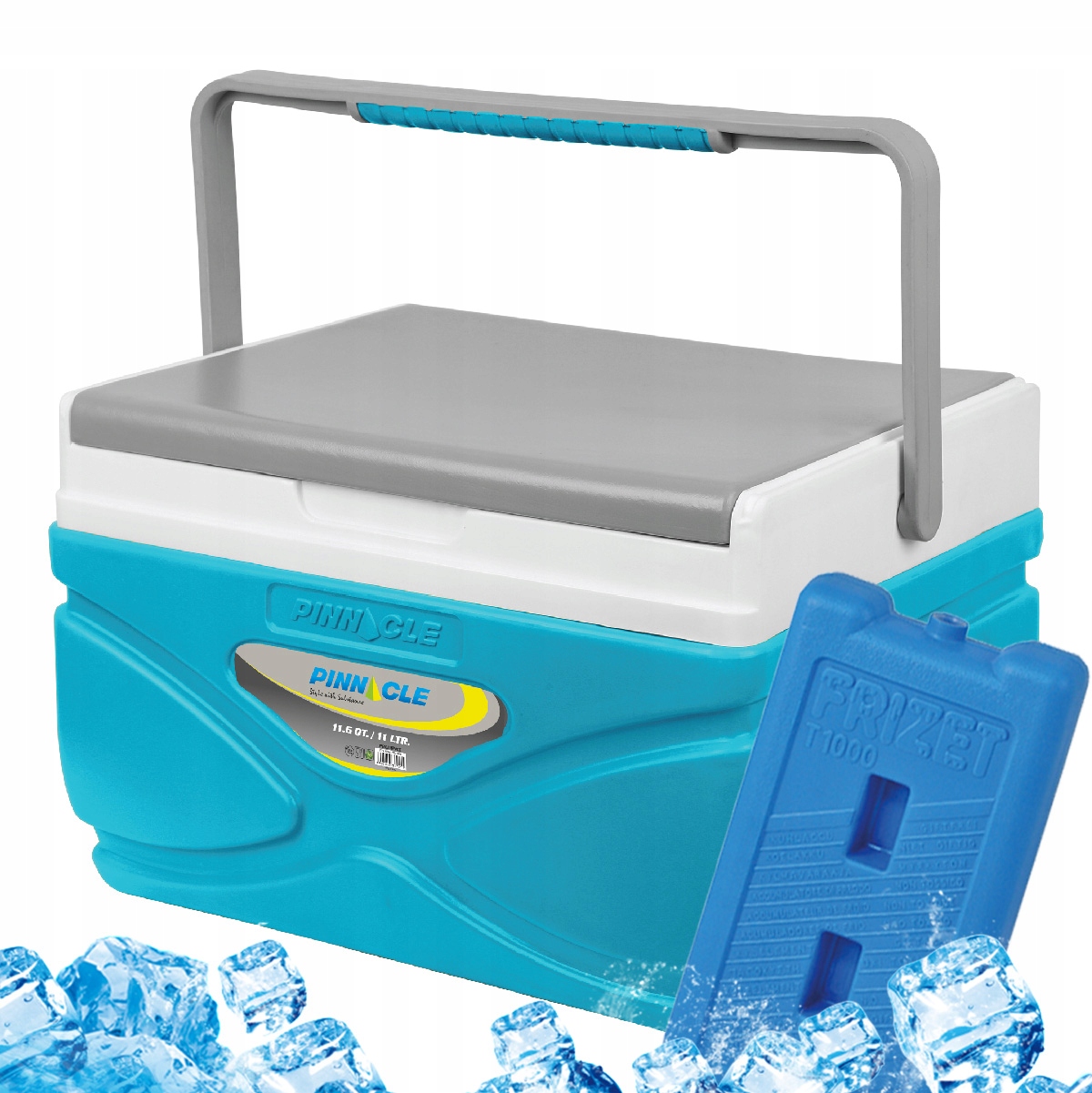 Turistická lednička Pinnacle Tpx 8001 11L tyrkysová 1 velká chladicí vložka