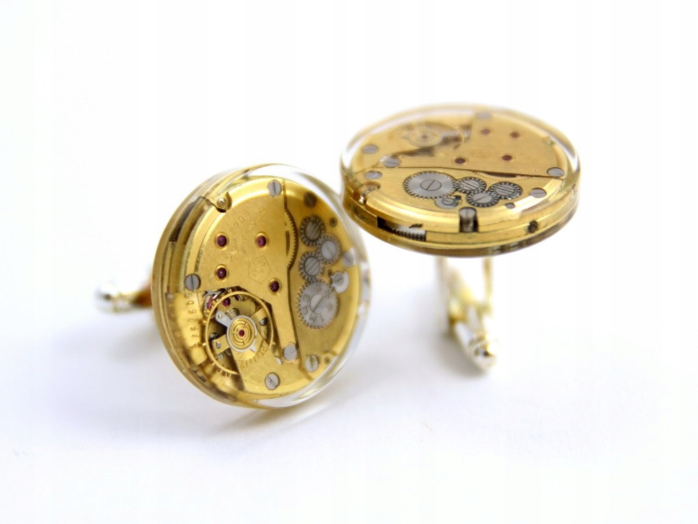 Zlaté manžetové knoflíčky Golden Treasure De Silva Podkrytí