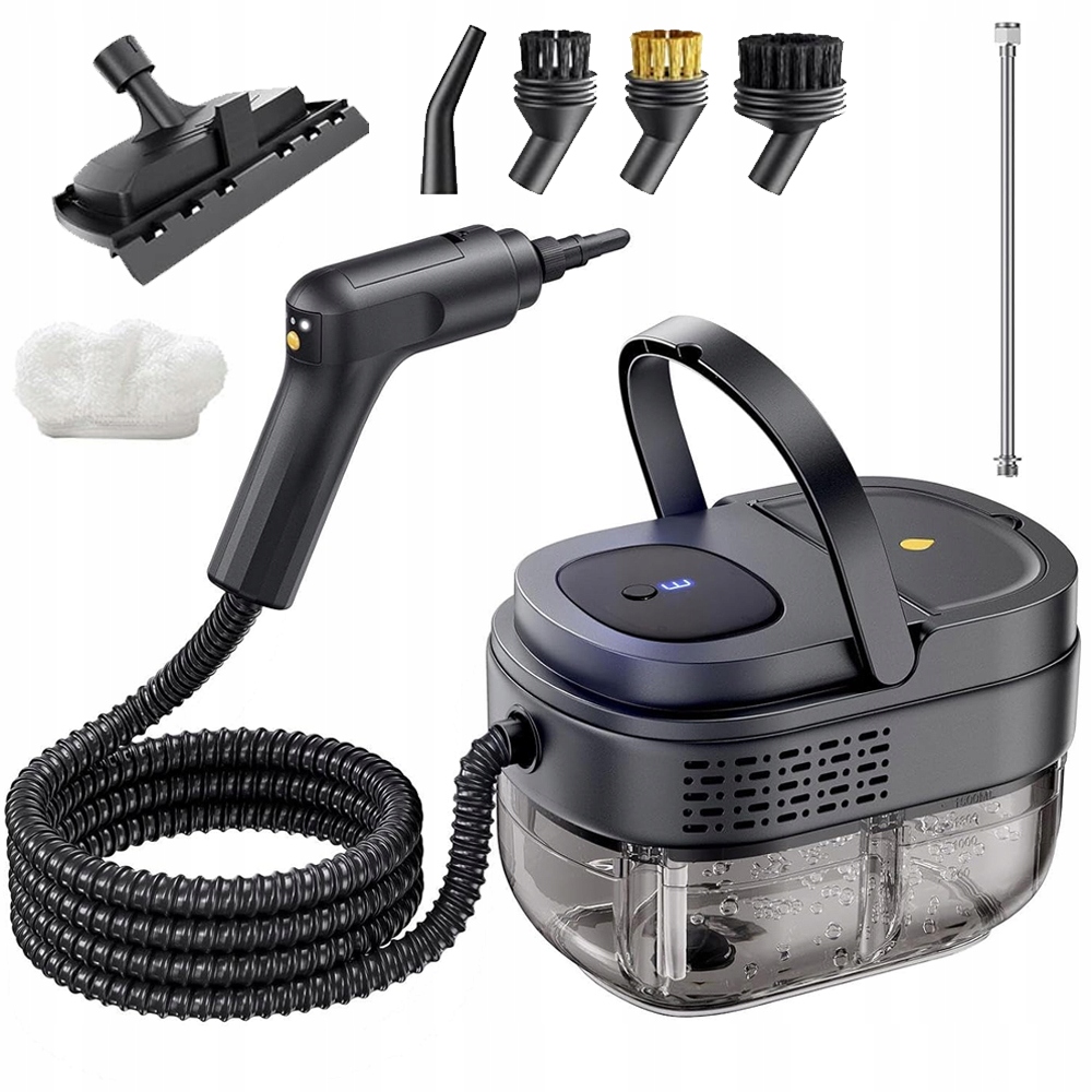 Ruční Parní Vysavač S Přenosným Výkonem A 3 Kartáčovými Hlavicemi 2500 W 1600 ML