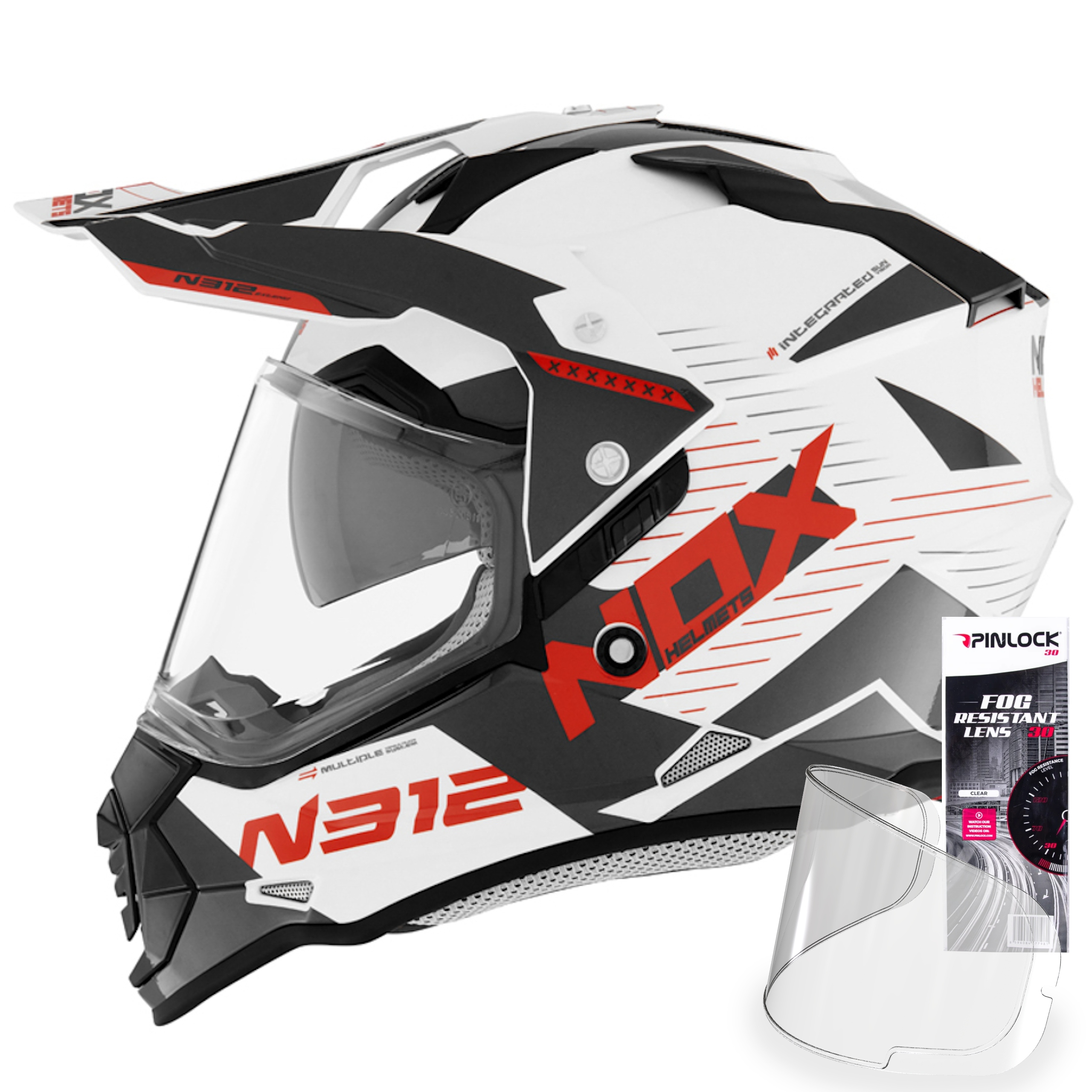 

Nox N312 Extend Kask Motocyklowy Cross Pinlock S