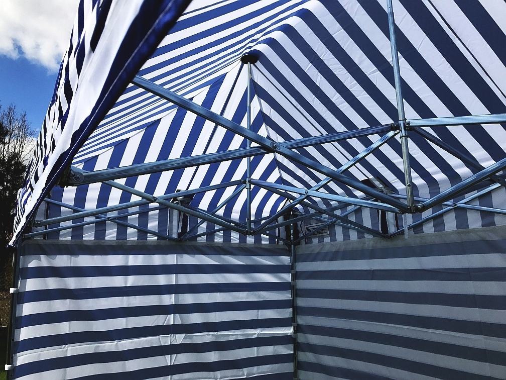 Namiot handlowy 3x2 ekspresowy ogrodowy GRALECH Liczba ścianek bocznych 3 ścianki