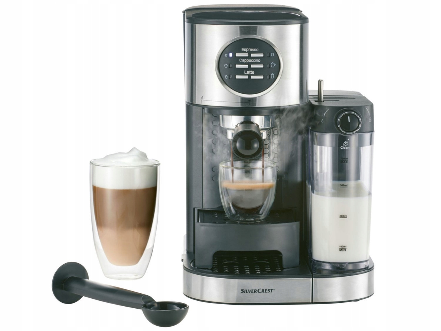 EKSPRES DO KAWY SilverCrest 1470W CIŚNIENIOWY 15ba Marka SilverCrest