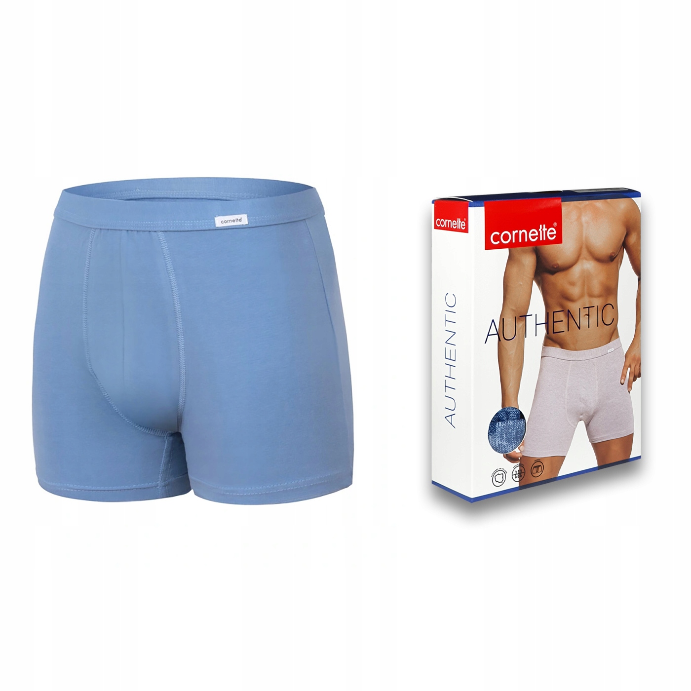 

Bokserki Męskie Cornette authentic Niebieski r. L