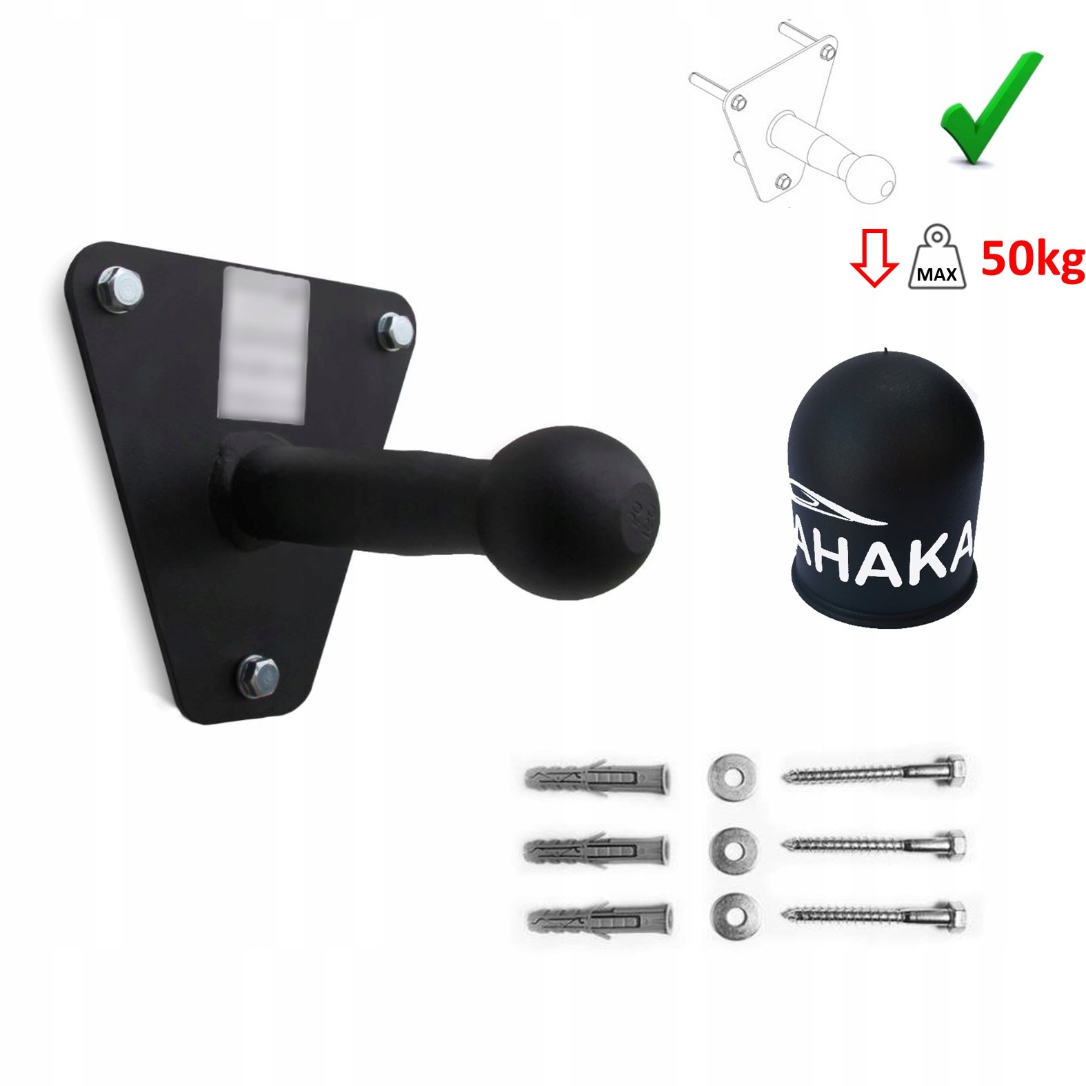 WIESZAK NA BAGAZNIK PLATFORME ROWEROWA NA HAK Weight with packaging 1 9 kg