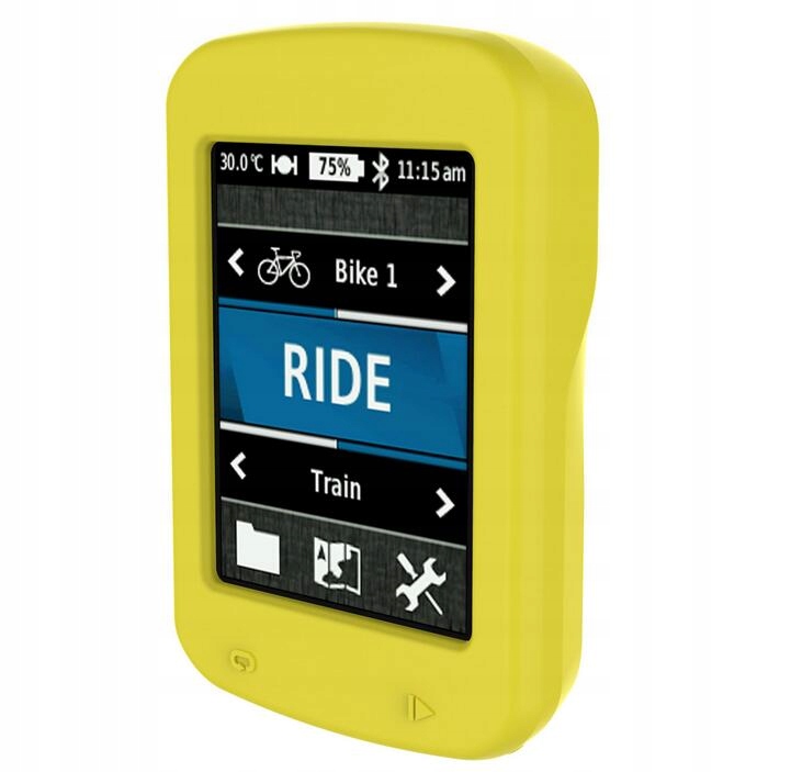 Etui Silikonowe Gps Ochronne do Garmin Gps Edge 820 Żółty