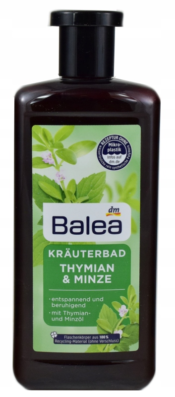

Balea płyn do kąpieli tymianek i mięta 500 ml